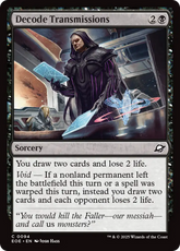 Decodificar Transmissões / Decode Transmissions - Magic: The Gathering - MoxLand